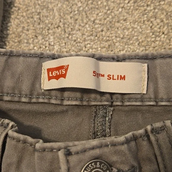 Levi's 511 Silm Gray Straight Leg Jeans Boys Size 16 Reg - Picture 2 of 6